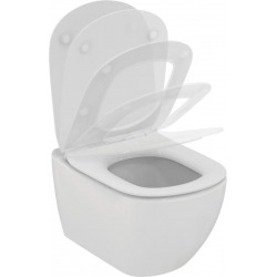 Ideal Standard TESI - AquaBlade rimless toilet bowl + ultra-thin seat with soft close (T354601)