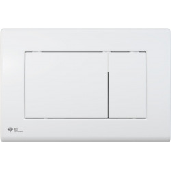 Swiss Aqua Technologies Dual Flush Plate, Gloss White (SATAT20)