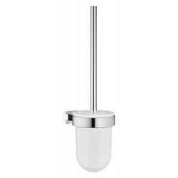 Grohe Essentials Cube Toilet brush set, Chrome (40513001)