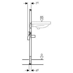 Geberit DUOFIX basin support frame (111.430.00.1)