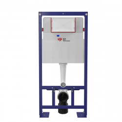 Self-supporting frame for wall mounted toilet (SATAMS)