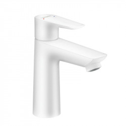 Hansgrohe Talis E Single lever basin mixer 110 without pull rod and waste, Matt White (71712700)