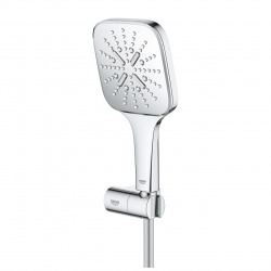 Grohe Rainshower Smartactive 130 Cube Wall hand shower holder set + 1.5m hose, Chrome (26588000)