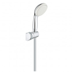 Grohe Set of Tempesta 100 single lever bath/shower mixer + 2 jet hand shower with holder, Chrome (32158002-Tempesta3)