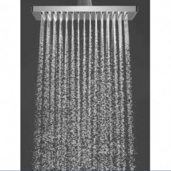  Shower column with thermostatic mixer + XXL 240 head shower + 2 jet hand shower + Soap dish (27271000-Casetta)