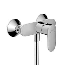 Hansgrohe Vernis Blend Shower mixer set + Hand shower XXL 105mm 3 jets + hose 125cm, holder (71640000-Pulsify)