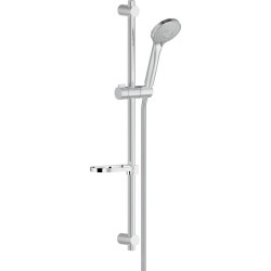 Nobili Tago set Thermostatic mixer + 3 jet shower + Adjustable shower rail max 66cm + Removable soap dish, Chrome (TG85310/1CR-SET)
