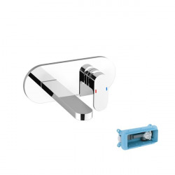 Ravak Chrome Concealed basin mixer, 230mm spout + R-box, Chrome (X070093)