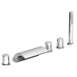 Ravak Waterfall mixer with shower set, Chrome (X070060)