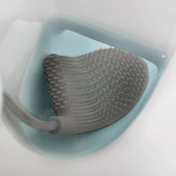 Joseph Joseph Flex™ Anti-drip toilet brush, Light grey (70515)