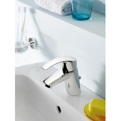  Eurosmart - Set of 2 1/2" single lever basin mixers size S, Chrome (32154002-DUO)