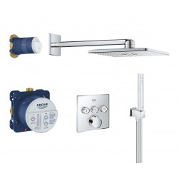 Grohe SmartControl Shower set + GrohClean tap cleaner, chrome (34712000)