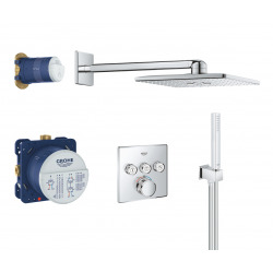 Grohe Grohtherm SmartControl Shower set Rainshower 310 SmartActive Cube + free WashBall anti-limescale accessory (34706000)