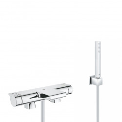 Grohe Bath/shower set Grohtherm 2000 thermostatic mixer + 1 jet shower stick, Chrome (34176001-CUBESTICK) Grohe Bath/shower set Grohtherm 2000 thermostatic mixer + 1 jet shower stick, Chrome (34176001-CUBESTICK)