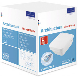 Villeroy & Boch Architectura DirectFlush wall-hung toilet bowl, White (5685FR01)