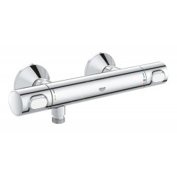 Grohe Precision Flow Thermostatic shower mixer, SafeStop, Chrome (34840000)