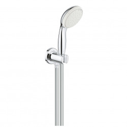 Grohe Eurosmart Concealed Shower Set with XXL 250 Head Shower, 2-Spray Hand Shower, and Wall Holder, Chrome (25219001-XXL)