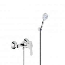 Swiss Aqua Technologies Single lever shower mixer set + Pedicure hand shower + 1,60m shower hose + Wall bracket (SATWTSHS4-SET)