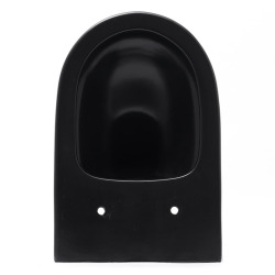Swiss Aqua Technologies Wall mounted WC SAT Infinitio with softclose seat, Matt black (SATINF011RREXPBKM)