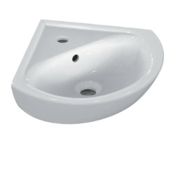 Porcher 254/5000 Ulysses corner washbasin 34 x 34 x 44 cm, white (E899701)