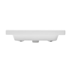 Swiss Aqua Technologies Brevis Hanging washbasin with hole for tap in the middle, 60x45x14cm (SATBRE6045S)