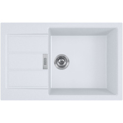 Franke SIRIUS - 2.0 S2D 611-78 Tectonite® Build-in sink with XL bowl White