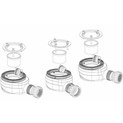  Multi siphon for shower tray