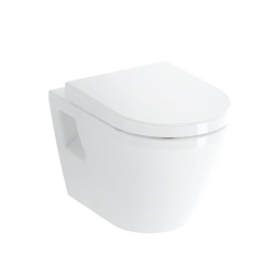 Grohe Toilet set Rapid SL Support Frame + Vitra Wall-Hung Toilet + Toilet Seat + Chrome Plate (RSLINTEGRAC1)