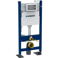 Geberit Self-supporting Toilet Frame + Swiss Aqua Technologies Brevis rimless toilet + ultra-thin seat (BREVISGEBX)