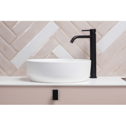 Swiss Aqua Technologies Infinitio Countertop basin 39x39x12cm without overflow + free-flow drain Infinitio white (SetSATINF-blanc)