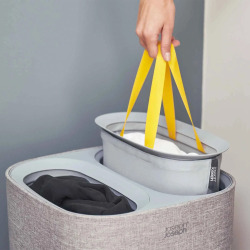 Joseph Joseph Tota laundry basket, easy to empty, 60L , grey (50001)