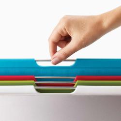 Joseph Joseph Set of 4 Folio™ cutting boards with chef&apos;s knife (98995)