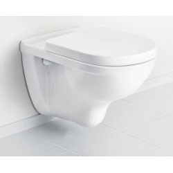 Villeroy & Boch O.novo Washdown toilet, rimless, wall-mounted, Alpine White , 360 mm x 560 m (5660R001)