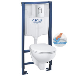 Grohe Toilet set New Grohe BAU CERAMIC Classic Rimless (39418Classic)