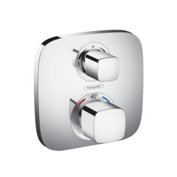 Hansgrohe Ecostat E Finishing set Thermostatic mixer for concealed installation for 2 outlets with shut-off / diverter valve (15708000)