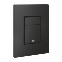 Grohe Even Dual Flush Plate, anti-fingerprint technology, Matt Black (38966KF0)