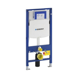Geberit UP320 Toilet Frame + Livea Bello rimless toilet + softclose seat + white chrome plate (GEBBELLO-C)