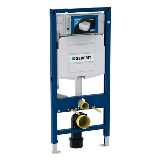 Geberit Toilet Set SAT rimless WC ultra slim seat (GebBrevisC) B2K