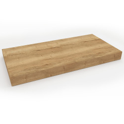  Floating Basin Shelf 80x8x50 cm, Halifax Light oak tone (DO8050DH)