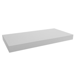 Egger Naturel Floating Basin Shelf 100x8x50 cm, Matt white (DO10050BM)