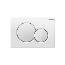  Toilet Pack Duofix UP320 Frame + Sento SmoothFlush Rimless Toilet + Soft-Close seat + White Flush Plate (GebSento-B)