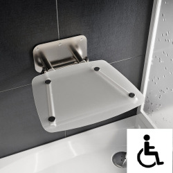 Ravak Ovo-B II-Clear Folding shower seat for shower cubicle (B8F0000051)