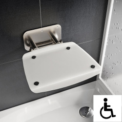 Ravak Ovo-B II-Opal Folding shower seat for shower cubicle (B8F0000052)