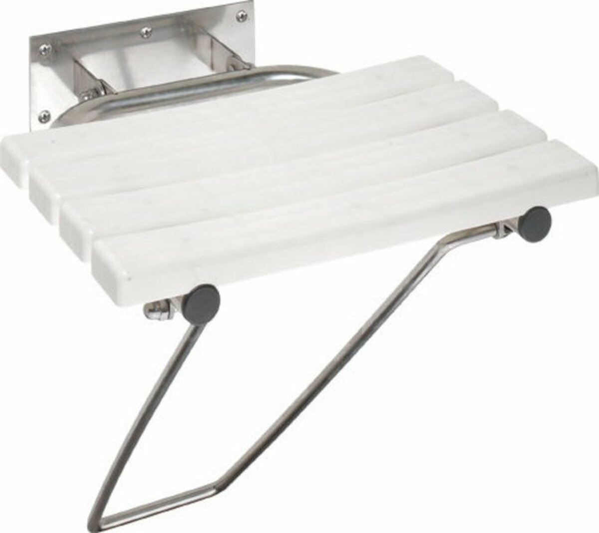 BEMETA Help Folding shower seat, stainless steel (301102181) B2K