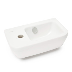 Vitra  Integra Wash basin 37x22 cm, left-hand hole, White (7090-003-0028)