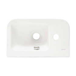 Vitra  Integra Wash basin 37x22 cm, left-hand hole, White (7090-003-0028)