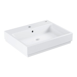 Grohe Cube Ceramic Wash basin 60, wall fixings not included, Alpine white (3947300H)