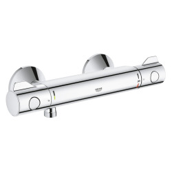 Grohe Vitalio Start System 250 Cube Shower Column + Grohtherm 800 Thermostatic Mixer (26698XXX)