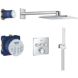 Grohe Grohtherm SmartControl Perfect Shower Set with Rainshower 310 SmartActive Cube, Chrome (G-34706000)