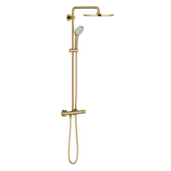 Grohe Euphoria System 310 Shower system with thermostatic mixer for wall mounting, Cool Sunrise (26075GL0)